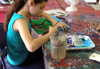 Christmas & Hanukkah Art Camp  December  26 - 30, 2016 and January 2 - 6, 2017